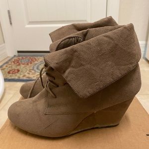 Suede Booties